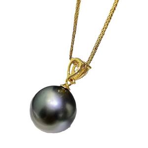 31223 Accesorios de Perlas DIY, Colgante de Plata S925 con Cuentas Redondas de 10-12 mm, Base Vacía para Colgante de Collar con Diseño de Muñeco de Nieve - Product Image 5