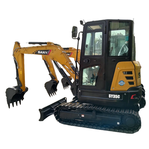 La pequeña serie de maquinaria de construcción de miniexcavadoras sobre orugas Sany SY16C SY18U SY26U SY35U SY35C SY55U de China - Product Image 4