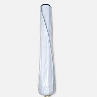 Rouleau de film de paillage noir et blanc 1,2 m x 1000 m en LDPE pour le contrôle des mauvaises herbes et la rétention de l'humidité