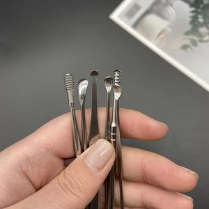 ชุดอุปกรณ์ทำความสะอาดหู 6 ชิ้น/ชุด ทำจากสแตนเลส สำหรับขูดขี้หูและทำความสะอาดหู - Product Image 5