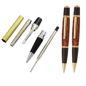 Bolígrafo de Metal de Lujo con Grabado Láser, Color Negro Plateado, para Uso en Oficina, Tinta Negra/Azul, Regalo - Product Image 4