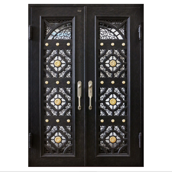 Настраиваемые сверхпрочные искусственные металлические главные ворота, входные ворота виллы