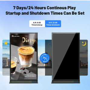 Pantalla de Señalización Digital de Alta Definición HONGNUO, Soporte de Pie para Pantalla LCD de Interior, Fácil Instalación, Larga Vida Útil, Uso Comercial - Product Image 6