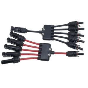 Cable de Extensión Solar de Alta Calidad con <span class=keywords><strong>Conector</strong></span> en Y, de 1 a 5 Conectores PV, Divisor de 5 Vías para Paneles Solares - Product Image 5