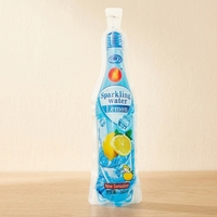 Pochette d'injection personnalisée en forme de bouteille pour l'emballage de boissons gazeuses aux fruits, sac thermoscellable résistant à l'humidité