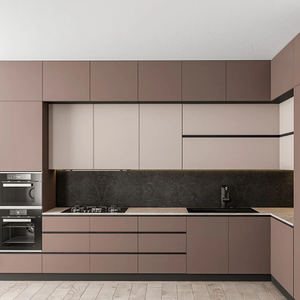Meubles de cuisine modernes, design de garde-manger intégré, meubles de cuisine sur mesure, armoires pour immeubles résidentiels - Product Image 3