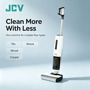 Aspirateur et serpillière combinés <span class=keywords><strong>pour</strong></span> nettoyage de sols en bois sous le canapé, filtre HEPA, moteur 150W, nettoyage humide et sec, <span class=keywords><strong>machine</strong></span> de nettoyage de sols - Product Image 1