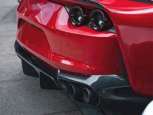 Kit de carrosserie de lèvre arrière de diffuseur arrière en fibre de carbone sec de style OEM pour Ferrari <span class=keywords><strong>812</strong></span> Superfast - Product Image 4
