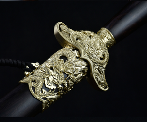 Han <strong>Sword</strong> Feather Patterned Hardened <strong>Dragon</strong> king <strong>Sword</strong> - Product Image 3
