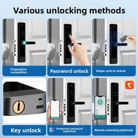 Prix direct usine – Serrure intelligente certifiée CE en alliage d'aluminium avec contrôle Tuya/WiFi/TTlock, personnalisable pour usage domestique et gestion cloud