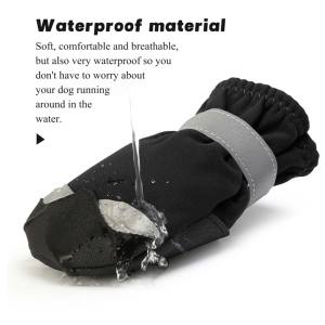 मध्यम आकार के कुत्ते खेल वर्षा जूते गर्म वाटरप्रूफ चमड़े के पैर में गर्मियों के लिए पशु पैटर्न क्लासिक सांस लेने योग्य पालतू वर्षा गियर - Product Image 4