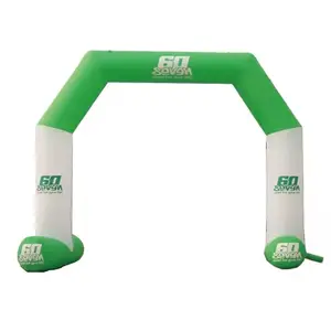 Custom Printing Logo Giant Start and Finish Line Arches Goal Inflatable Arch for Event Advertising