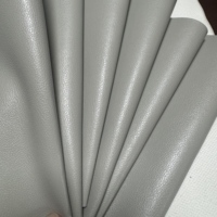 Cuir synthétique PVC (polyvinyle chlorure) kaki 0,6 mm en promotion pour la décoration murale d'hôtels, de canapés et les sièges d'auditorium scolaire