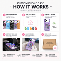 Coque de protection modulaire interchangeable à motif léopard et ruban satiné pour iPhone 18 Pro Max, 17 Pro Max, 16 Pro – Marque privée