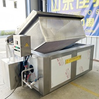 Chaudière industrielle inclinable à vapeur pour viande marinée (corne de porc, coude de porc, volaille), avec déchargement automatique, pour usage en usine