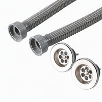 Raccords de tuyauterie modernes HJSJ pour accessoires de salle de bain avec installation et nettoyage faciles