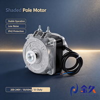Moteur à pôles ombragés certifié CE RoHS 220-240V 50/60Hz pour ventilateur de condenseur de réfrigération pour entrepôt frigorifique