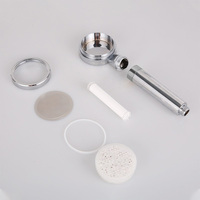 Pommeau de douche à main moderne pour salle de bain avec filtre remplaçable, en ABS, double filtration, amovible, certifié CE