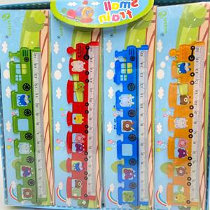 Règle de <span class=keywords><strong>dessin</strong></span> animée mignonne en forme d'animal coloré, règle de 15 cm, fournitures scolaires primaires, règle de peinture peinte - Product Image 2