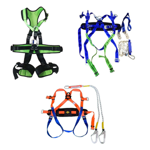 Nova Chegada Full Body Safety <span class=keywords><strong>Harness</strong></span> Belt 5 Pontos Ajustável Super Light para Escadas Proteção Queda - Product Image 1