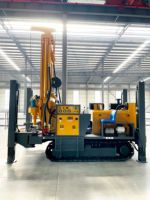 Foreuse hydraulique sur chenilles à moteur diesel pour puits profonds, prix usine