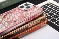 Nouvelle coque de téléphone en TPU avec échelle de couleur diamantée, magnétique, anti-chute, protection intégrale