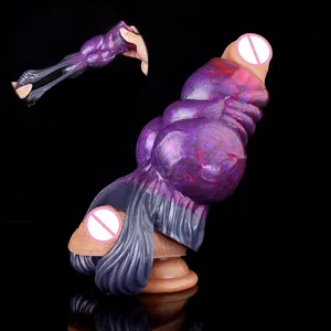 NNSX Großhandel Wiederverwendbare Penis-Hülle Großer Tier-Dildo Penis-Hülle Penisring Ejakulations-Verzögerer Wiederverwendbares Kondom - Product Image 1