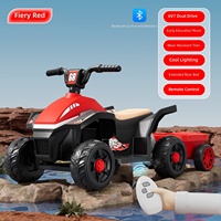 Nouveau buggy électrique de plage compatible avec équipement complet, véhicule tout-terrain en plastique à 4 roues pour enfants de 3 à 6 ans