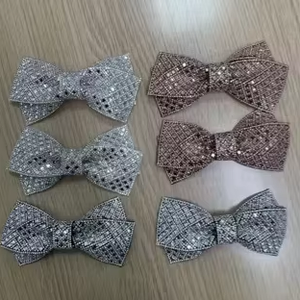 Vente en gros d'usine, nouveaux accessoires de décoration pour chaussures, sacs, vêtements, motifs faits à la main, nœuds en <span class=keywords><strong>strass</strong></span>, fournitures - Product Image 2