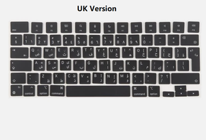 Capuchons de touches individuels pour clavier MacBook Pro M1 Pro/Max Retina – Ensemble complet pour A2442 A2485 M1 14" 16" 2021 – Disposition UK/US - Product Image 2