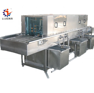 เครื่องล้างอลูมิเนียมแบบอุโมงค์อัตโนมัติสำหรับอุตสาหกรรมใหม่ตะกร้าผักผลไม้อาหารทะเลเนื้อ<span class=keywords><strong>ไข่</strong></span>ปลา - Product Image 5