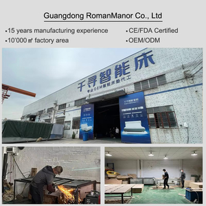 Không dây điều khiển từ xa ứng dụng điện thoại di động có thể tách rời đầu và chân có thể điều chỉnh khung giường kim loại + Kết hợp nệm xốp - Product Image 6
