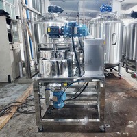 Réservoir de mélange mobile en acier inoxydable de 25 L 220 V avec agitateur pour savon liquide et shampoing