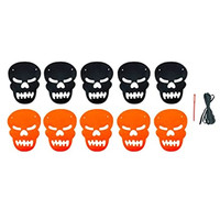 Noël Nouvel An Halloween Pâques Jour de la Vie Décorations Feutre Squelette Drapeau Bannières de Fête et Vêtements Costume et Fournitures