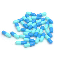 Capsules de gélatine dure vides de qualité supérieure, de qualité médicale, transparentes, taille 00, solubles dans l'eau, couleurs personnalisées, logo, emballage pharmaceutique