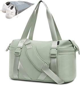 Free sample OEM Large <b>Gym</b> Bag for Women Sports Duffel Bag with Hidden Yoga Mat Holder Workout Dance <b>Tote</b> Bag with Wet Pocket - Product Image 1
