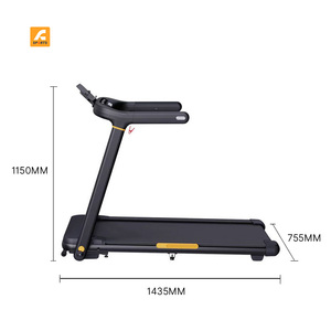 Tapis roulant haut de gamme avec grand écran LED et moteur puissant pour les entraînements <span class=keywords><strong>cardio</strong></span> à domicile - Product Image 4