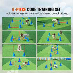 Juego <span class=keywords><strong>de</strong></span> 6 Conos <span class=keywords><strong>de</strong></span> Obstáculos para Agilidad Canina, Equipo <span class=keywords><strong>de</strong></span> Agilidad Ligero y Duradero para Mejorar la Agilidad del Perro, Circuito <span class=keywords><strong>de</strong></span> Obstáculos para Cachorros al Aire Libre - Product Image 2