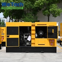 Groupe électrogène diesel silencieux refroidi par eau Perkin 100 kW 125 kVA remis à neuf, triphasé commercial, à vendre, respectueux de l'environnement