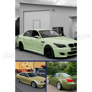 สเกิร์ตข้างรถยนต์ BMW ซีรีส์ 5 รุ่น E60 E61 M5 Sport ปี 2005-2010 พร้อมลิ้นสปอยเลอร์ ดิฟฟิวเซอร์ ชิ้นส่วนแต่งรถยนต์ - Product Image 4