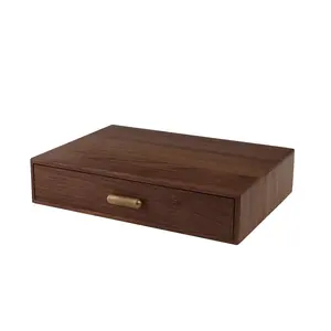 Hot Sale Natural Solid Wood Drawer Organizer Storage Box Wooden box Jewelry Organizer Trays Multi Use Drawer Jewelry Box