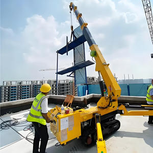 رافعة عنكبوتية بحمولة 1.5 طن و3 طن و5 طن و8 طن، رافعة زاحفة صغيرة بارتفاع 5م و9م و14م و16م للاستخدام في البناء - Product Image 3