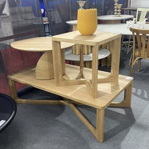 Table à manger rectangulaire en bois de style nordique pour restaurant familial, table basse - Product Image 5