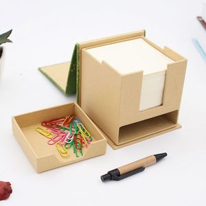 Office Multi-functional Eco-friendly Sticky Note <b>Box</b> Advertising Combination Draft <b>Book</b> Non-adhesive Customized LOGO Digital - Product Image 4