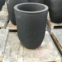 Creusets en carbure de silicium graphite de qualité A, résistants aux hautes températures, 50 kg, pour la fusion du cuivre et de l'aluminium