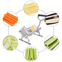 Elektrische aardappel-snijmachine met ingebouwde mesjes, groentesnijmachine, nieuw, capaciteit 10kg/uur, geschikt voor gezinnen en restaurants, kindvriendelijk.