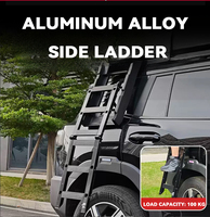 One-stop Car Upgrade 4x4 Off Road Accessoires Accessoires de galerie de toit d'échelle pliante pour accessoires Jetour T1