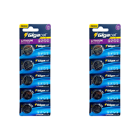 Pile bouton au lithium CR2032 3,0 volts longue durée pour colliers d'animaux, lampes LED, articles de sport, podomètres