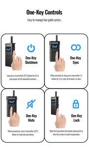 สำหรับระบบไกด์นำเที่ยวแบบไร้สายใน WTG-600 Takstar กล่องชาร์จไมโครโฟนลาวาเลียร์สำหรับพิพิธภัณฑ์การท่องเที่ยวโบสถ์ปัจจัยแปล - Product Image 5