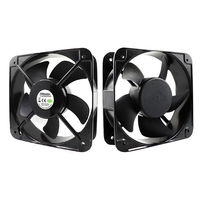 CoolCox 200x200x60mm DC Axial ventilator 24V 48V Kugel Elektrischer Industrie kühl server Belüftung IP55 Wasserdichte Gusseisen klingen